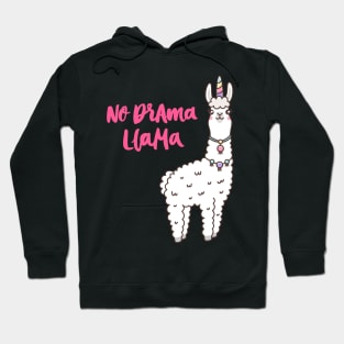 Cute llama unicorn Hoodie